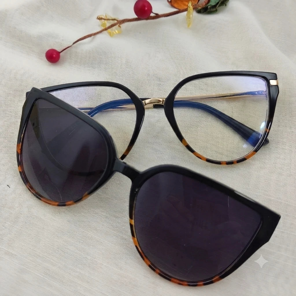 Lunettes 2 en 1 - 18 Noir Tigré