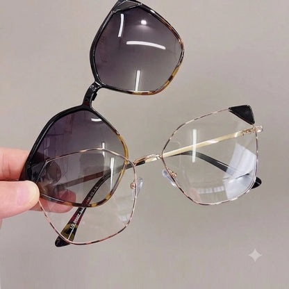 Lunettes 2 en 1 - 67 Noir Tigré