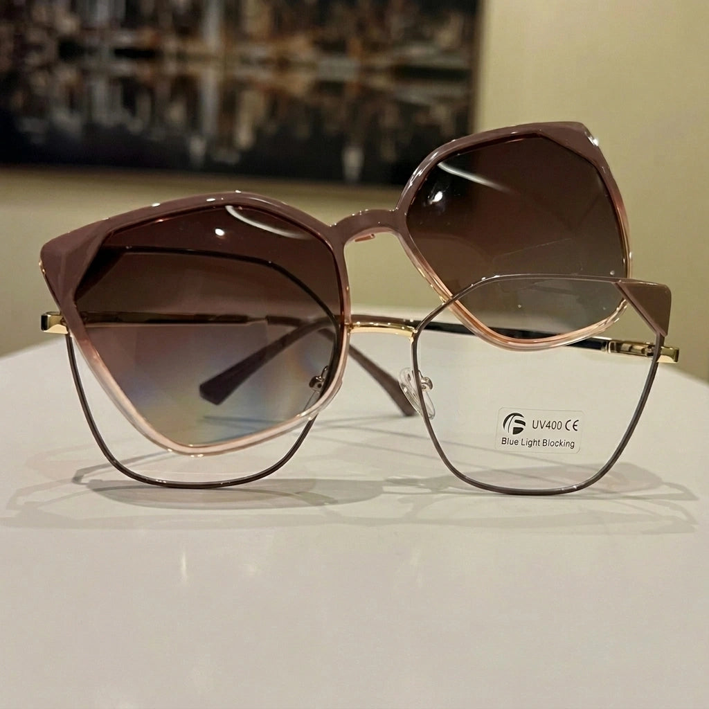 Lunettes 2 en 1 - 67 Moka