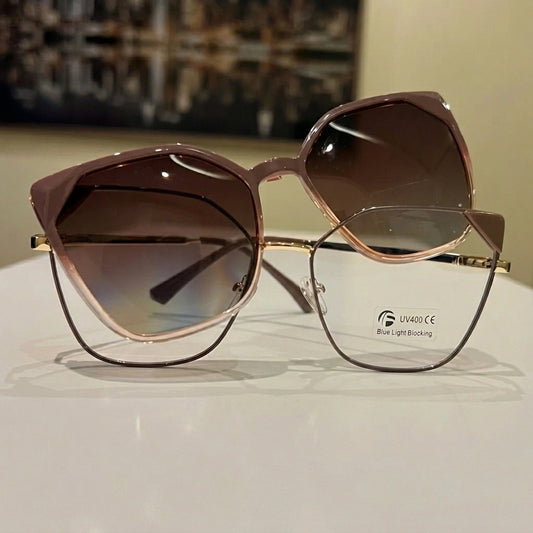 Lunettes 2 en 1 - 67 Moka
