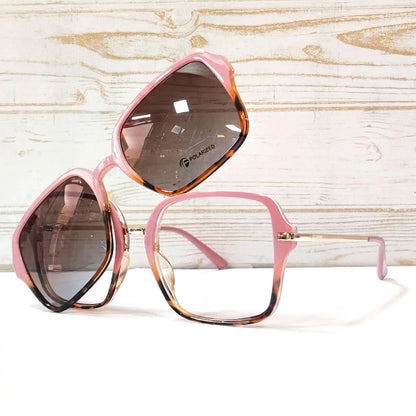 Lunettes 2 en 1 - 19 Rose Tigré