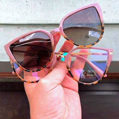 Lunettes 2 en 1 - 18 Rose Tigré