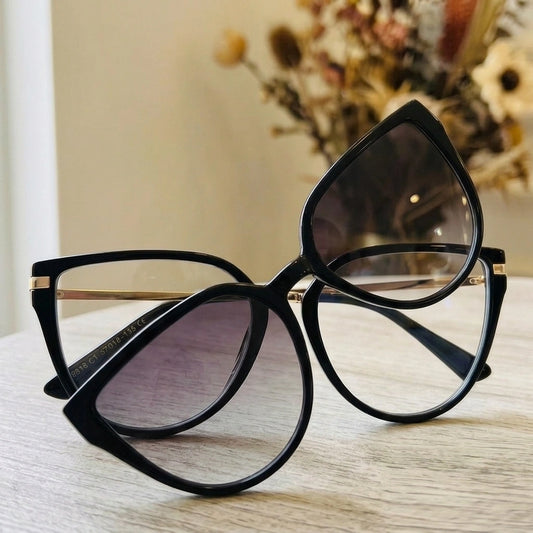 Lunettes 2 en 1 - 18 Noir