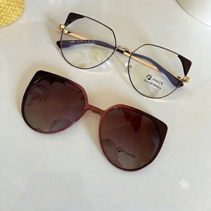 Lunettes 2 en 1 - 97 Bordeau