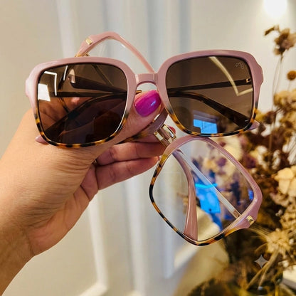 Lunettes 2 en 1 - 19 Rose Tigré