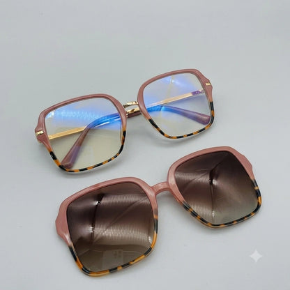 Lunettes 2 en 1 - 19 Rose Tigré