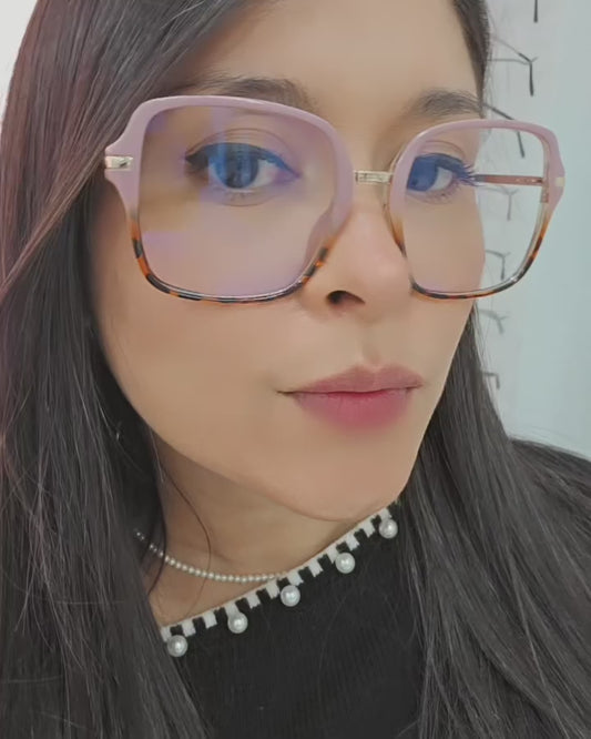 Lunettes 2 en 1 - 19 Rose Tigré