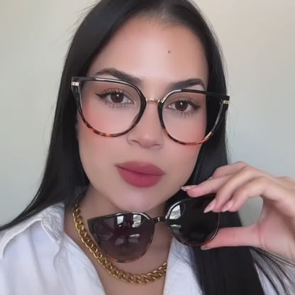 Lunettes 2 en 1 - 18 Noir Tigré